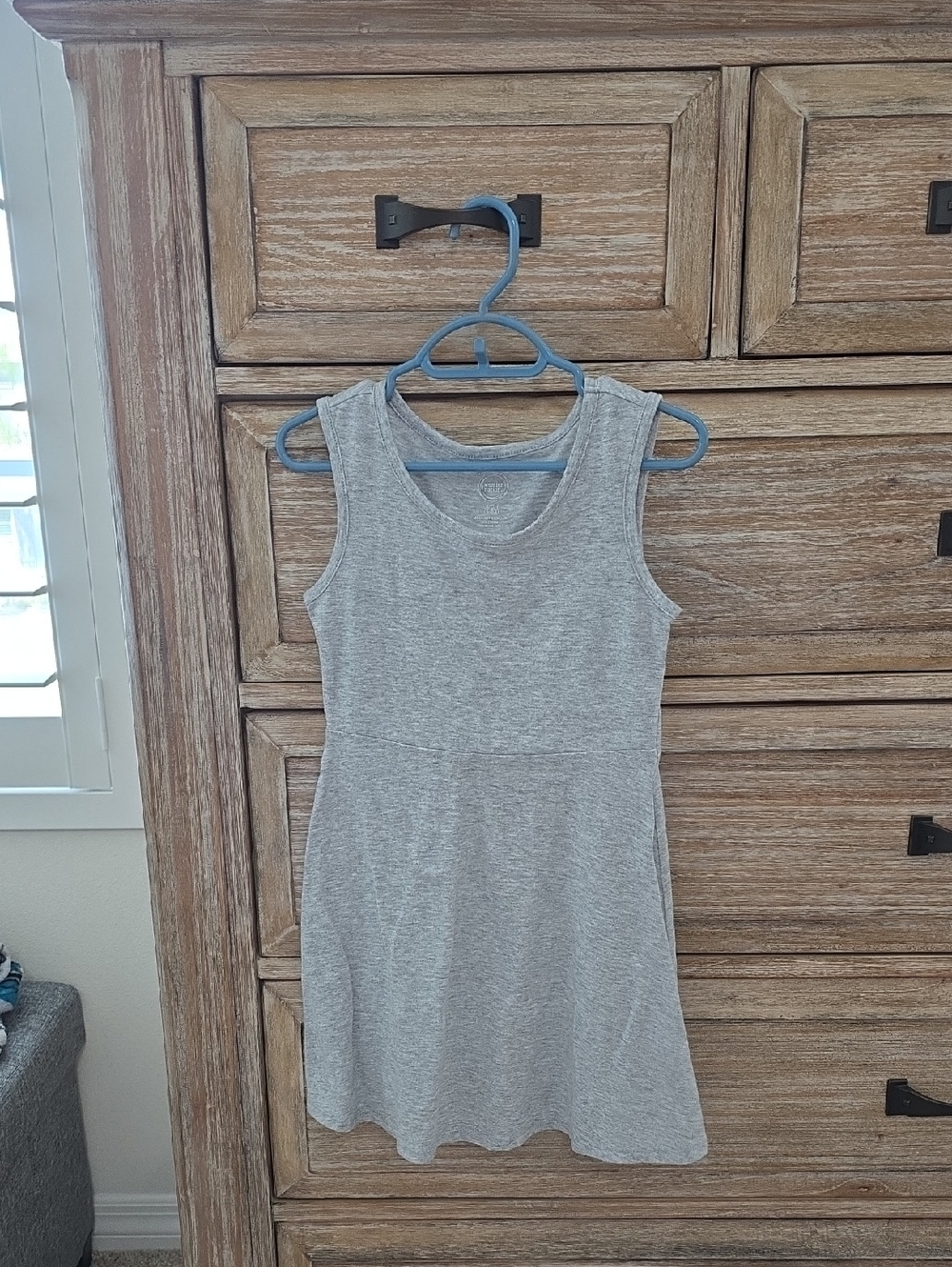 wonder nation Light Gray Kids Dress